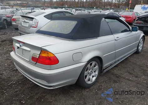 2002 BMW 325Ci z USA, uszkodzony, nr VIN WBABS33452PG86694